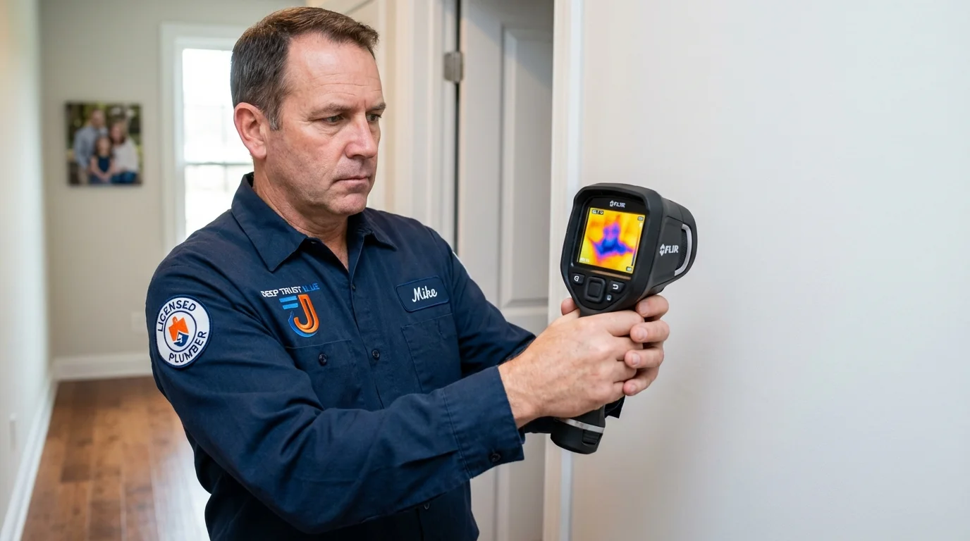 Thermal imaging leak detection by Johns Plumbing LLC in Heber City